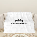Custom 280 GSM Multi-Size Flannel Throw Blanket (Horizontal)