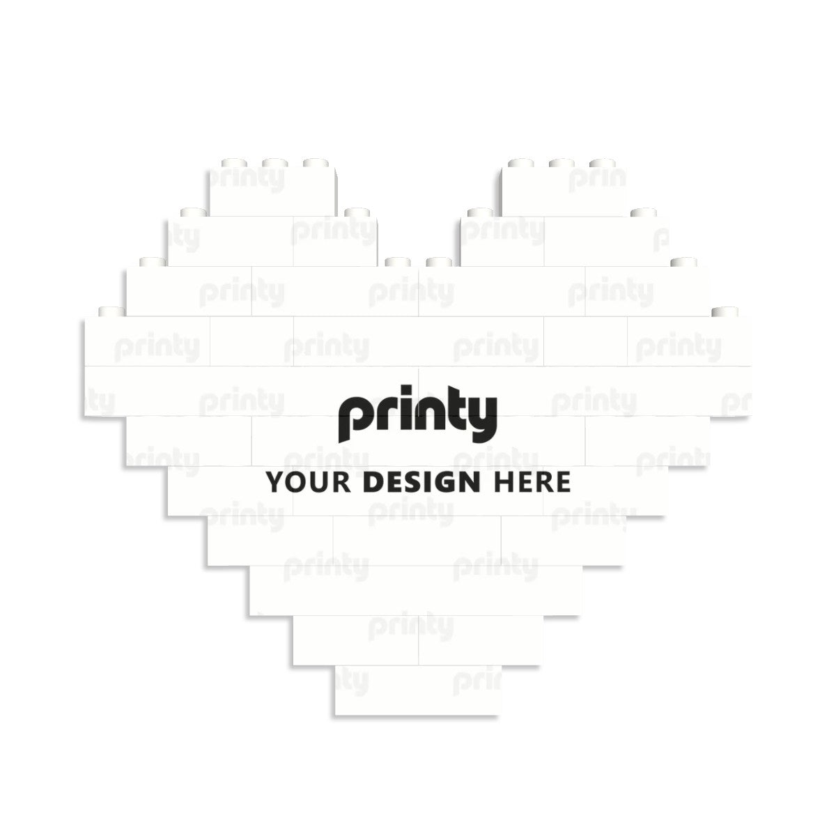 Custom Building Blocks Puzzles (Heart Shape)