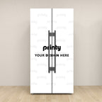 Custom Self Adhesive Refrigerator Wrap Set