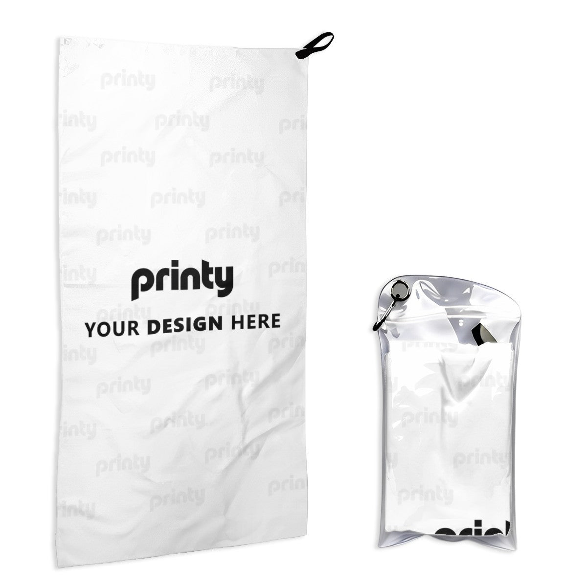 Custom Vertical Microfiber Towel