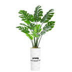 Custom Artificial Plants Indoor Round Potted Monstera