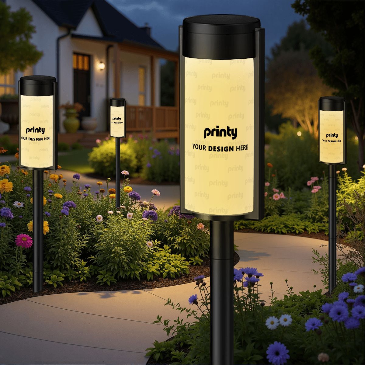Custom Outdoor Solar Lights