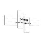 Custom 4 Panels Canvas Prints Wall Art (Set E)