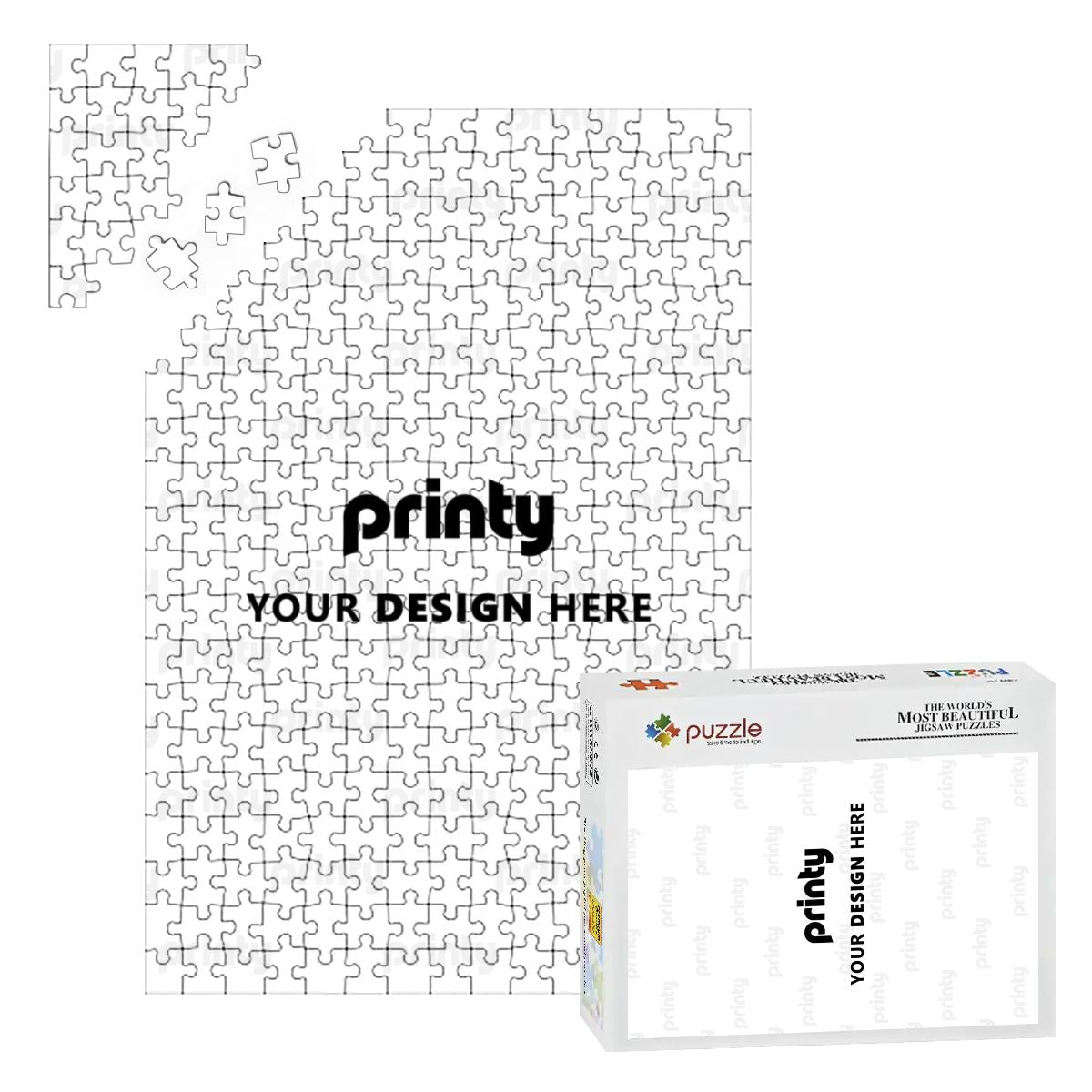 Custom Wooden Jigsaw Puzzles 300 pcs (Vertical)