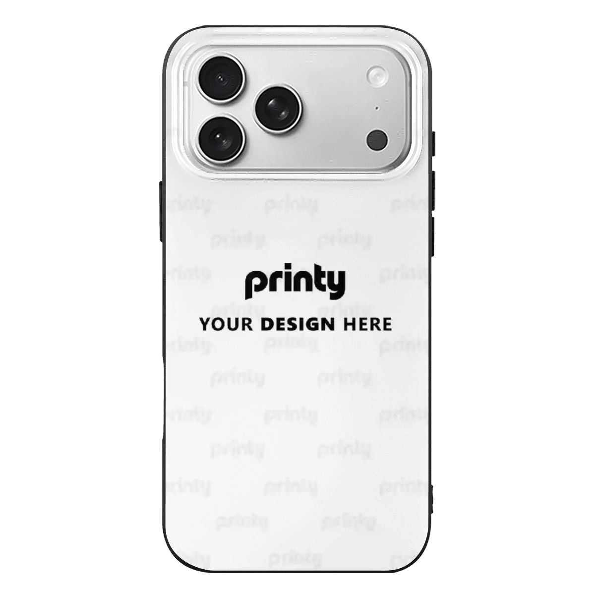 Custom iPhone 17 Pro Max TPU Black Phone Case