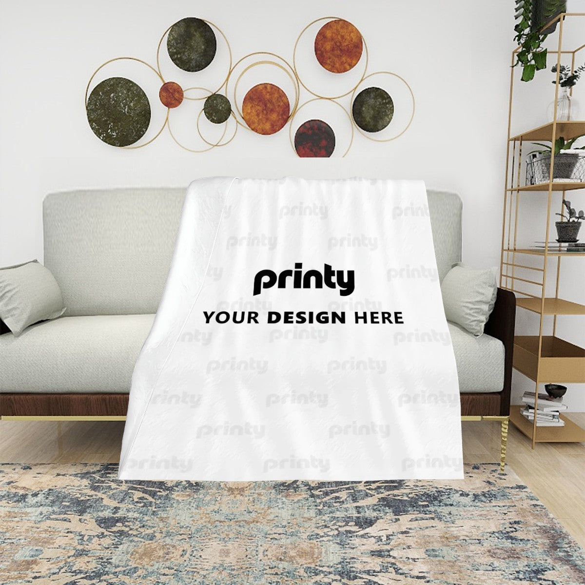 Custom 320 GSM & 280 GSM Flannel Throw Blanket (2:3)