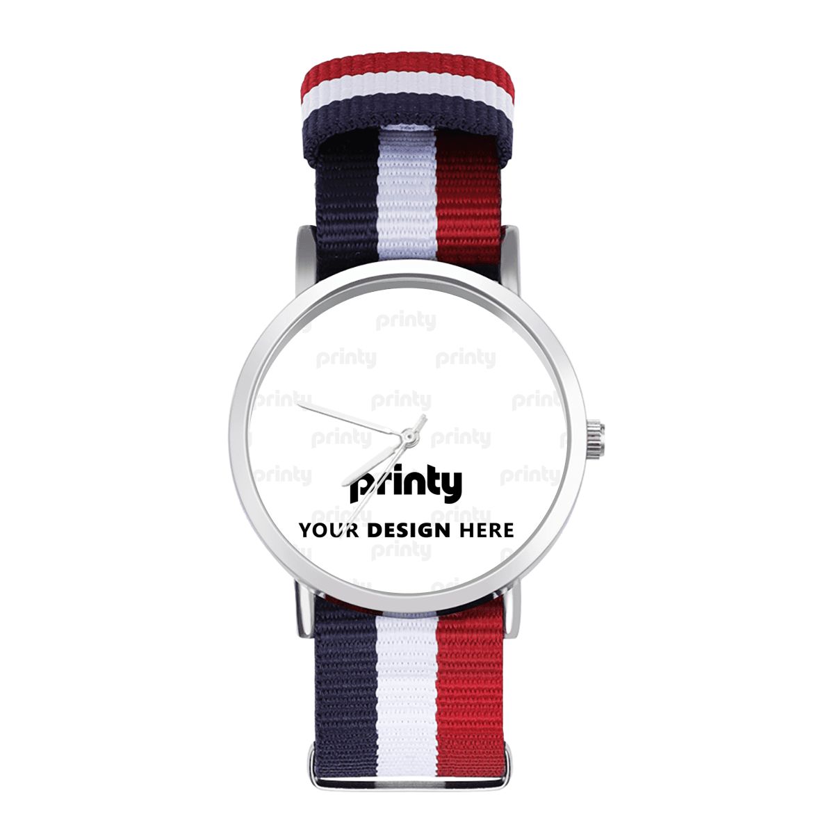 Custom No Scale Watch With Woven Watch Band
