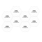 Custom Hexagon Sound Absorbing Panels 8 Pieces
