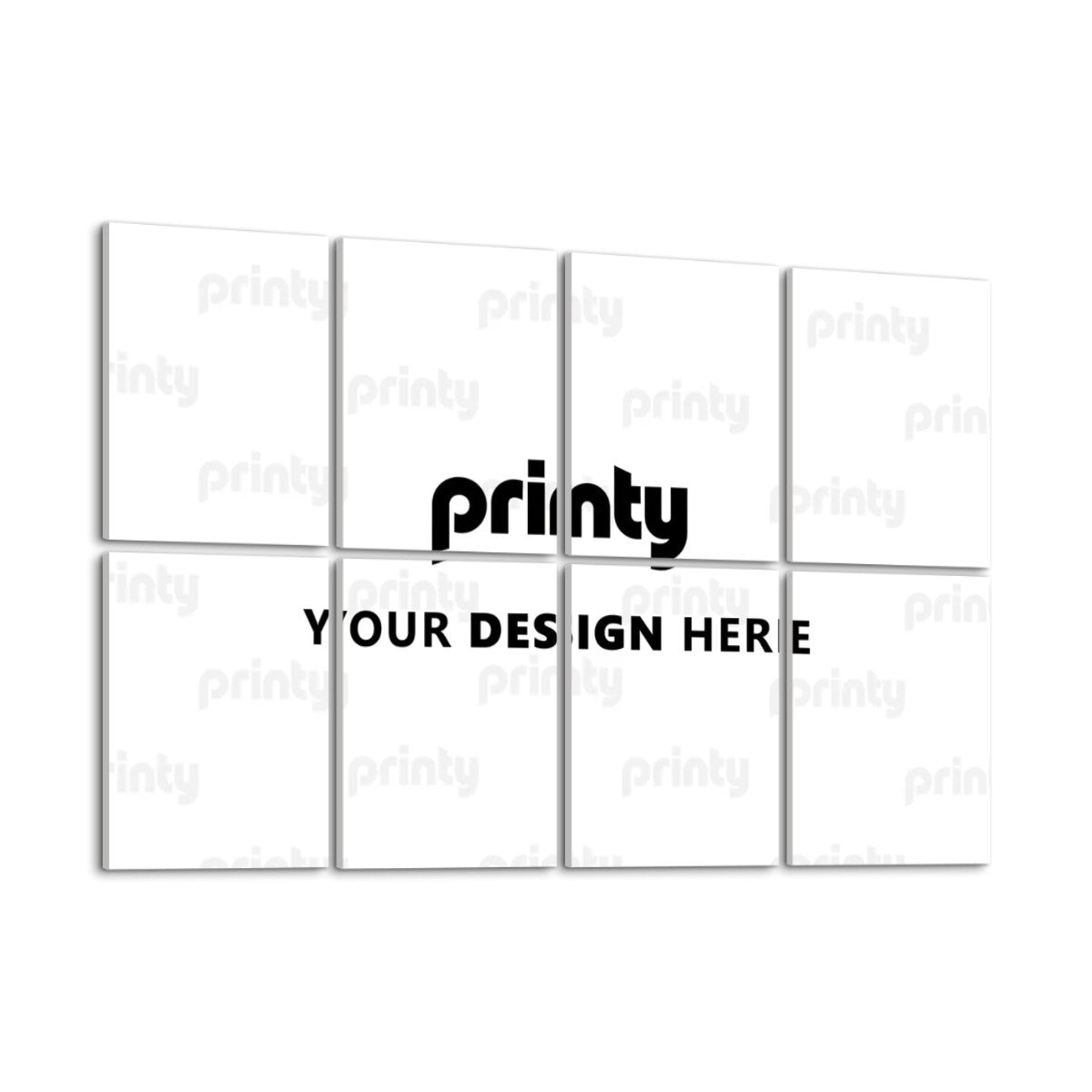 Custom 8 Panels Sound Absorbing Wall Art