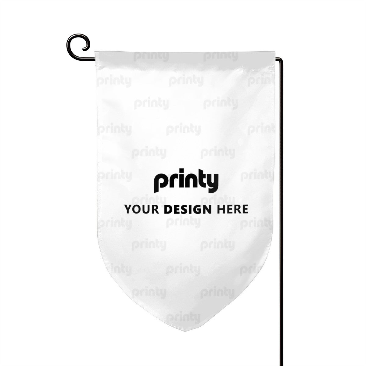 Custom Round Corner Garden Flags
