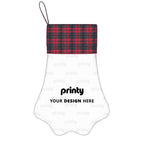 Custom Dog Paw Christmas Stockings