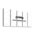 Custom 5 Panels Canvas Prints Wall Art (Set D)
