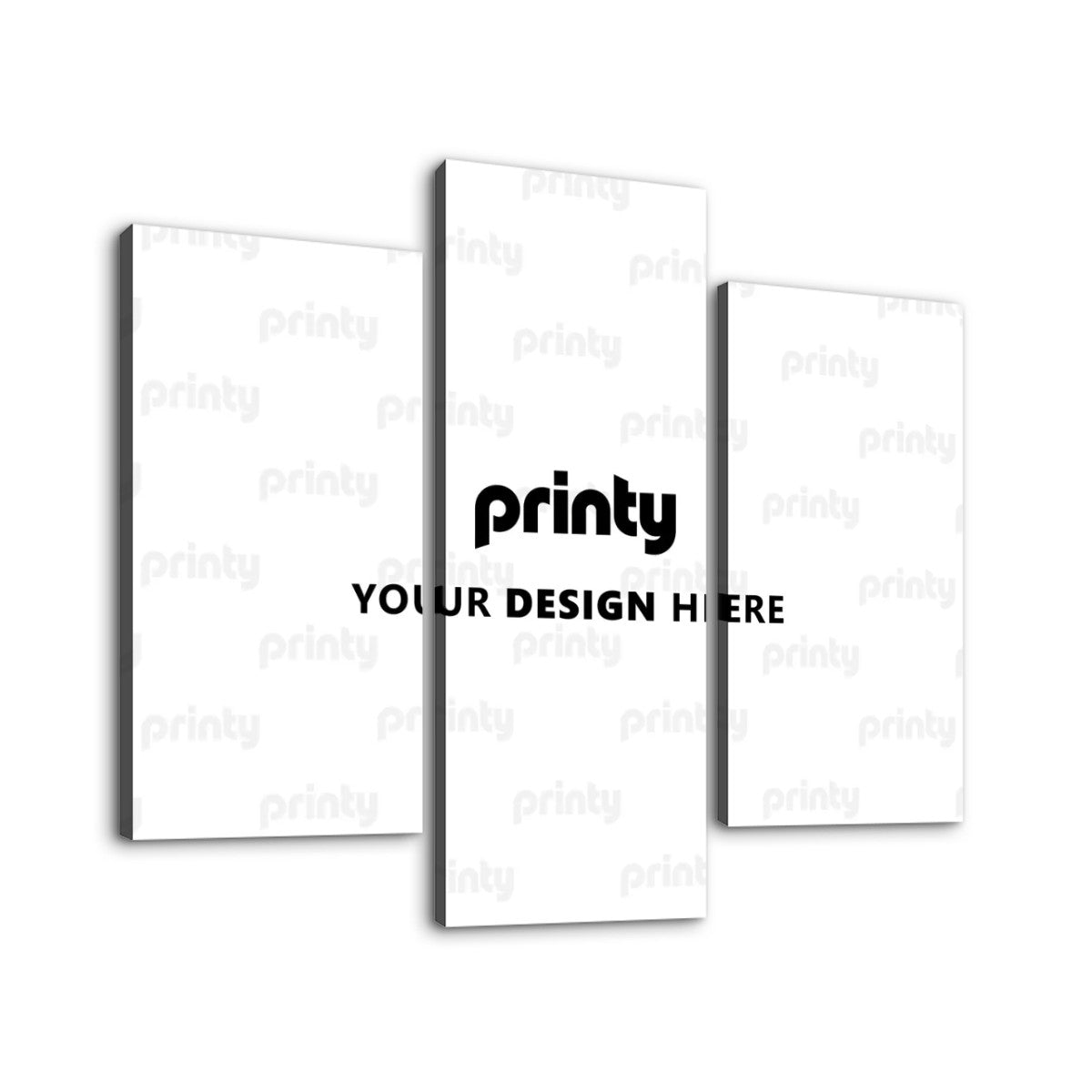 Custom 3 Panels Canvas Prints Wall Art (Set G)
