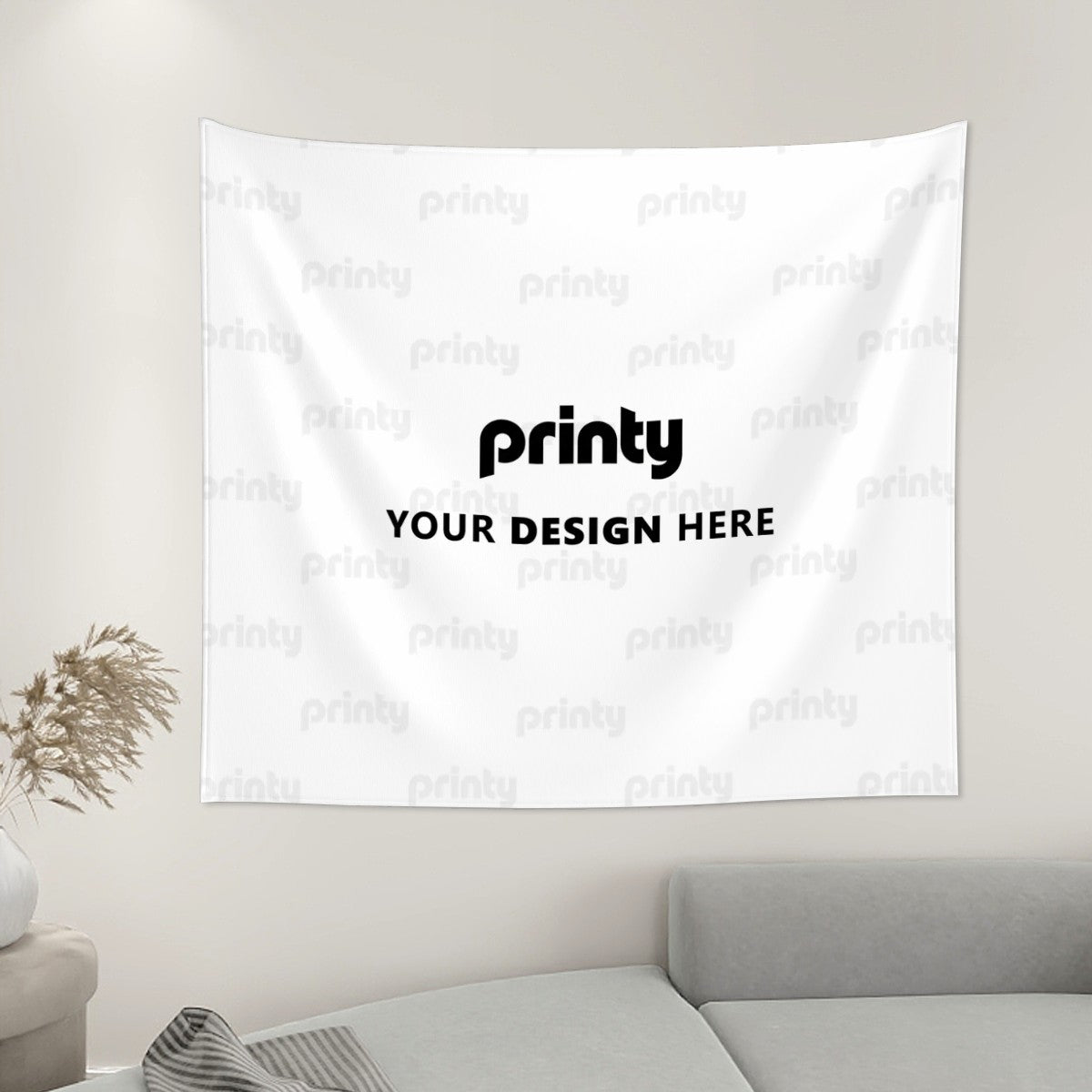 Custom Lightweight Wall Tapestry for Bedroom 60"x50" (Horizontal)