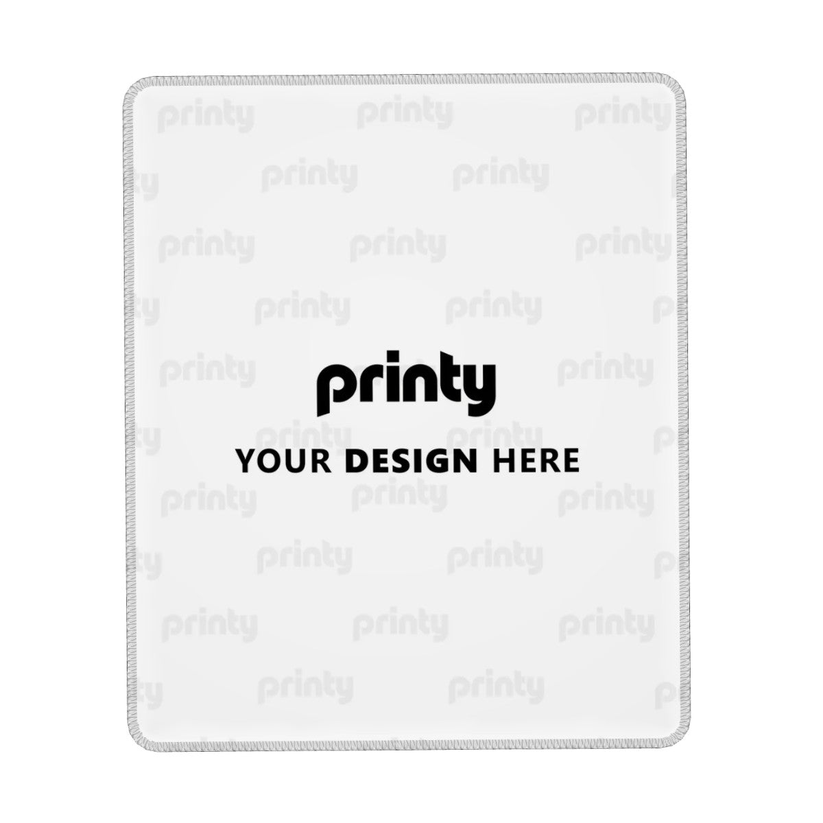 Custom Multi-Size Mouse Pad with Stitched Edge (Vertical)