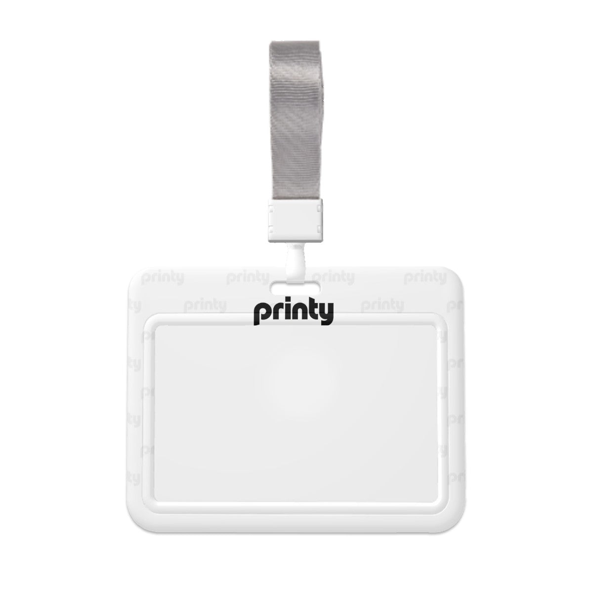 Custom Horizontal ID Badge Holder(Single-Sided Design)
