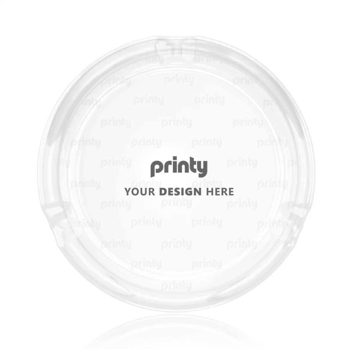 Custom Round Glass Ashtray
