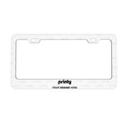 Custom 2-Hole Oval License Plate Frames 2 pcs