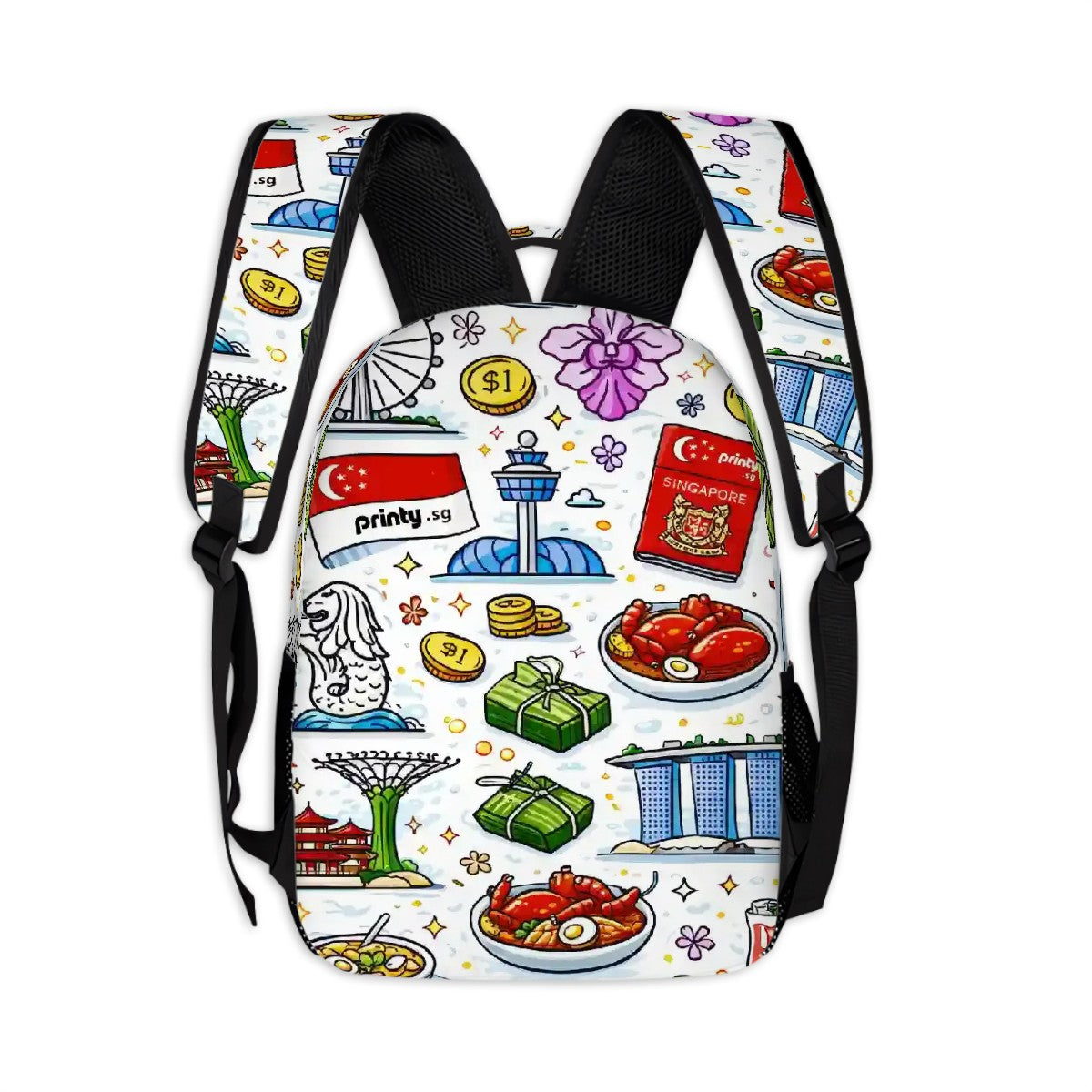 Custom Large Twill Cloth Backpack
