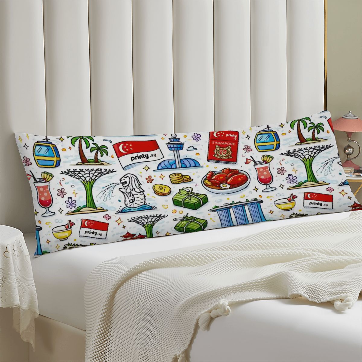 Custom Body Pillow Cover (One-Side Design)