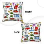 Custom Corduroy Throw Pillow Covers (Double-Sided Design)