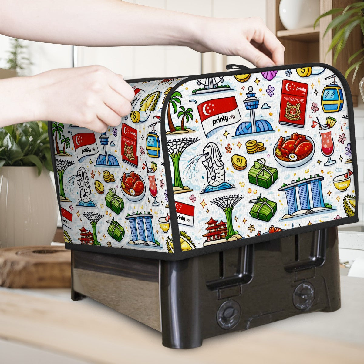 Custom 4 Slice Toaster Cover