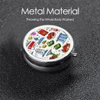 Custom Round Small Pill Box