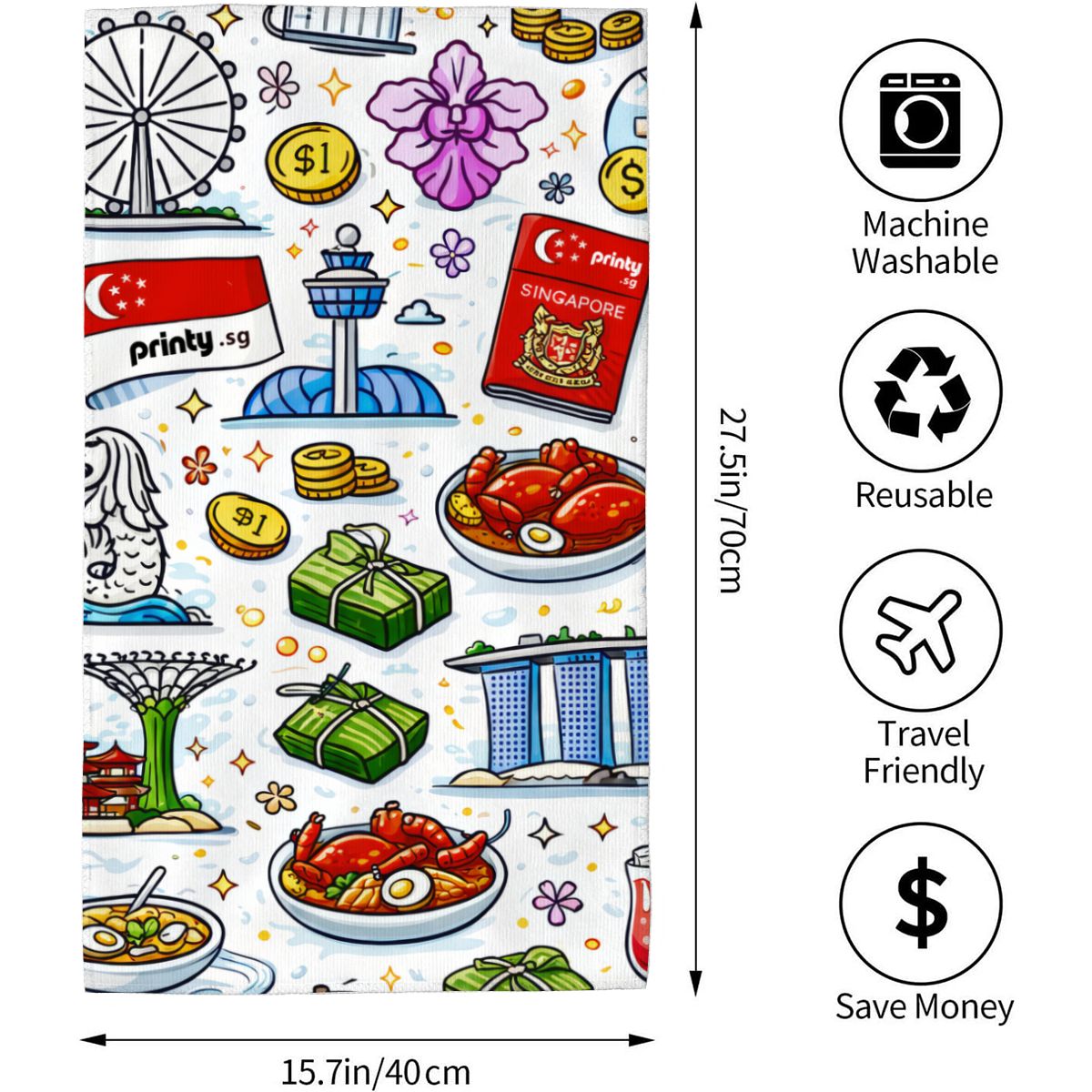 Custom Oversized Soft Microfiber Towel