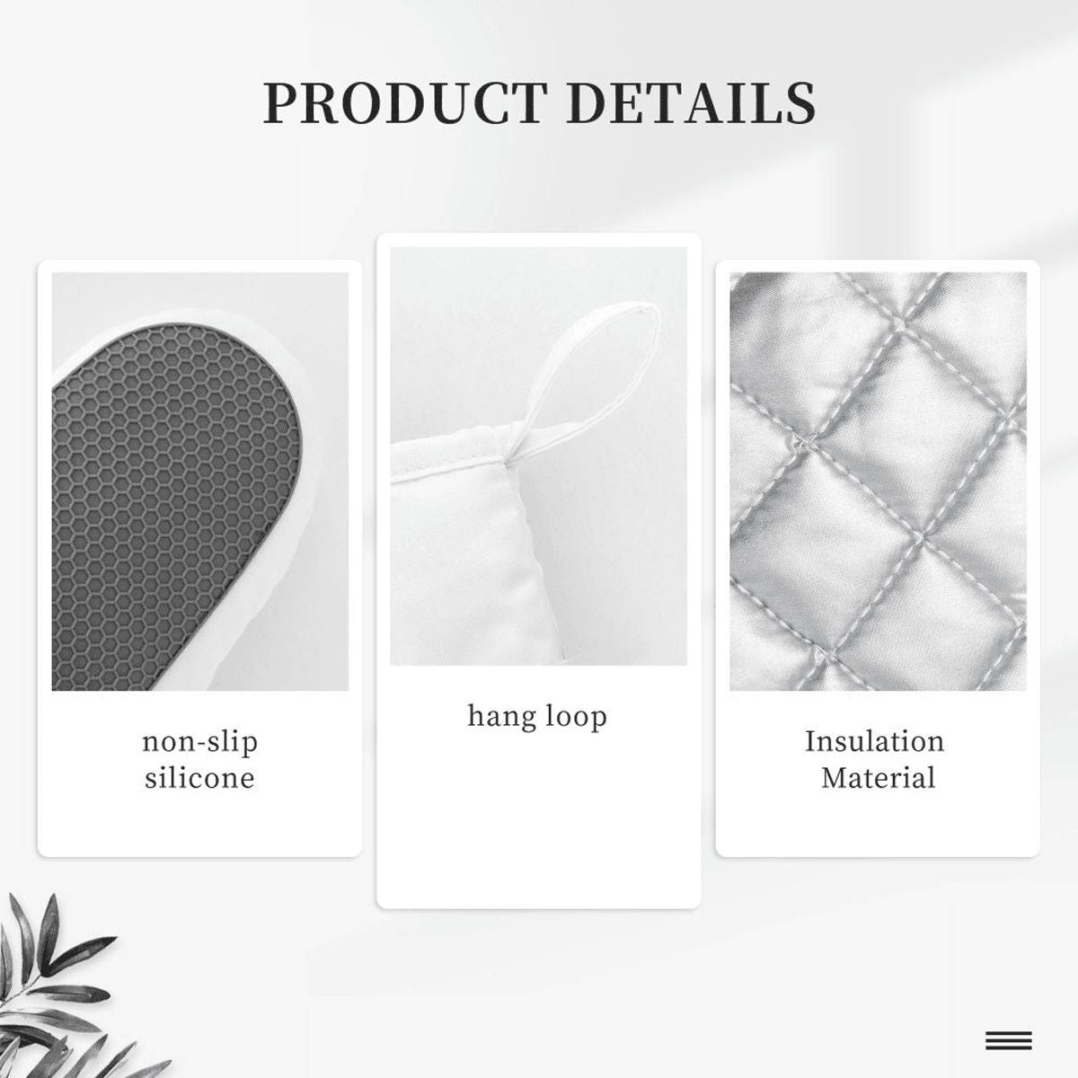 Custom Silicone Oven Mitts and Pot Holders Sets (Right)