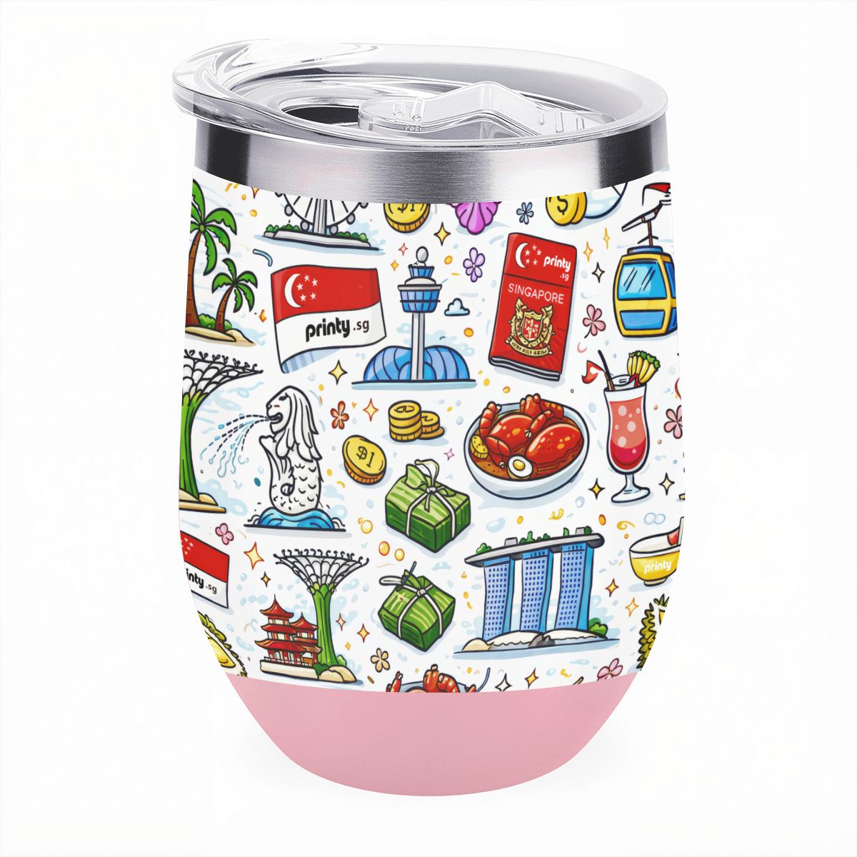 Custom Egg-Shaped Tumbler (12oz)