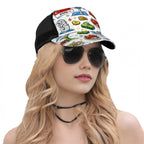 Custom Mesh Baseball Cap (Full Pattern)