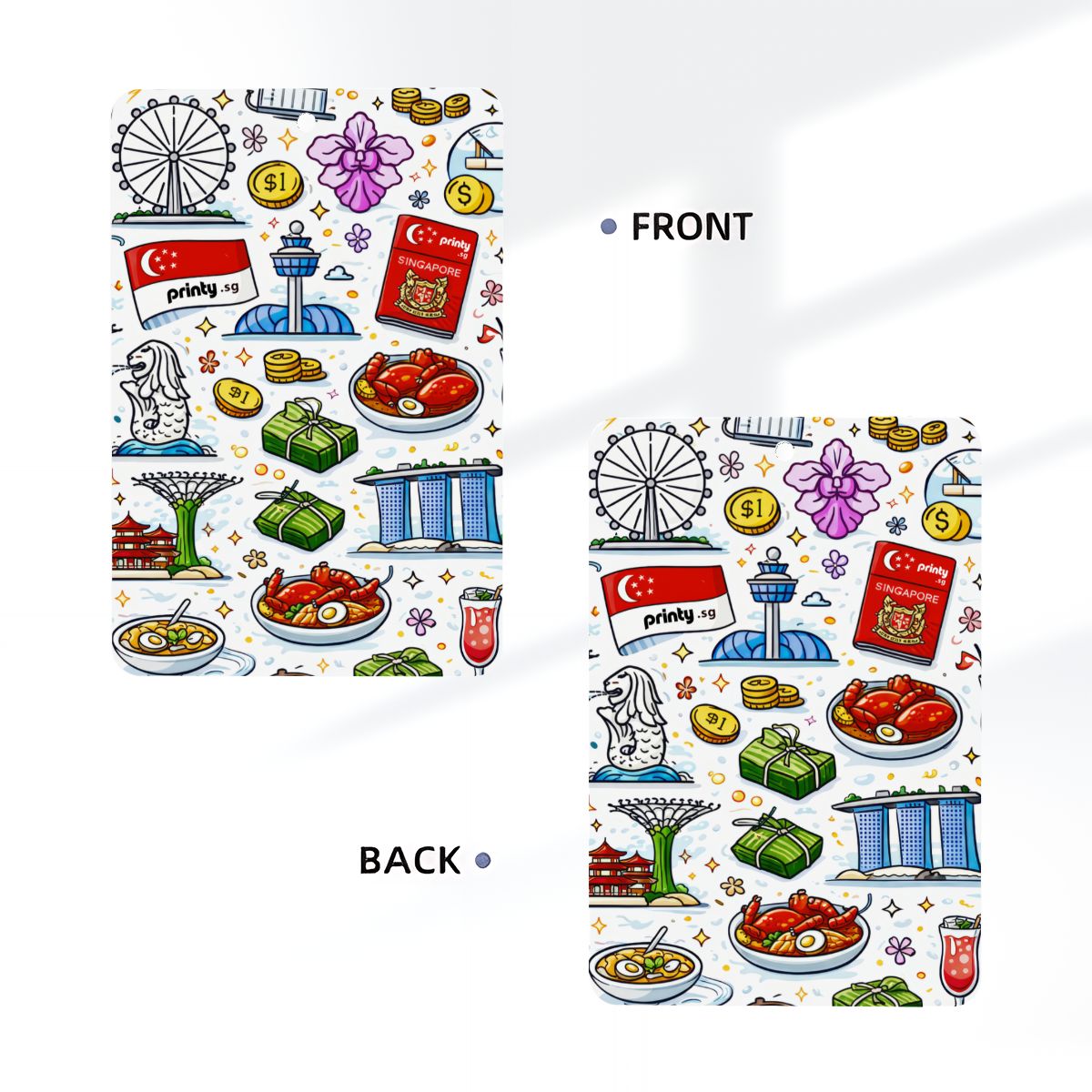 Custom Rectangle Car Air Freshener Card (1pc)
