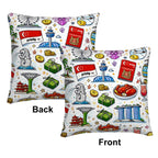 Custom Velvet Throw Pillow Covers (Single-Sided Design)