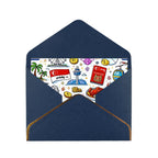 Custom Golden Edge Greeting Cards (Horizontal)