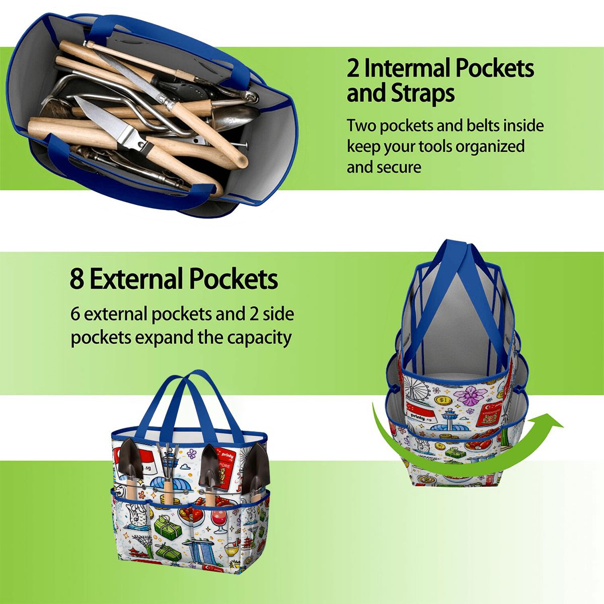 Custom Garden Tool Bag (Tools Not Included)