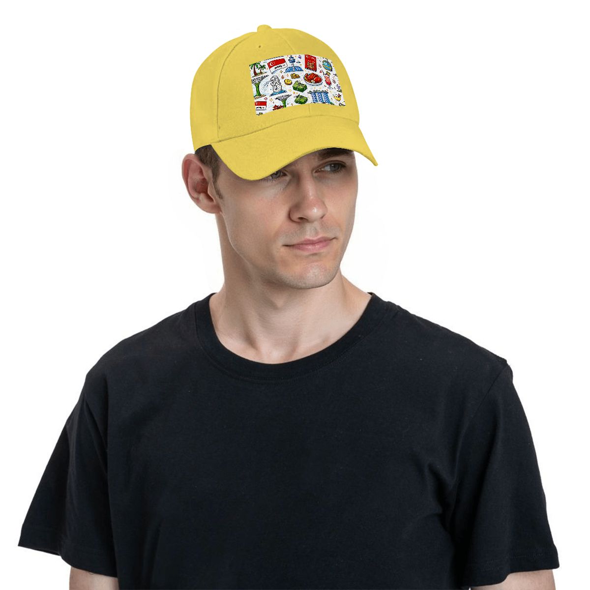 Custom Curved Eaves Trucker Hat (Solid Color)