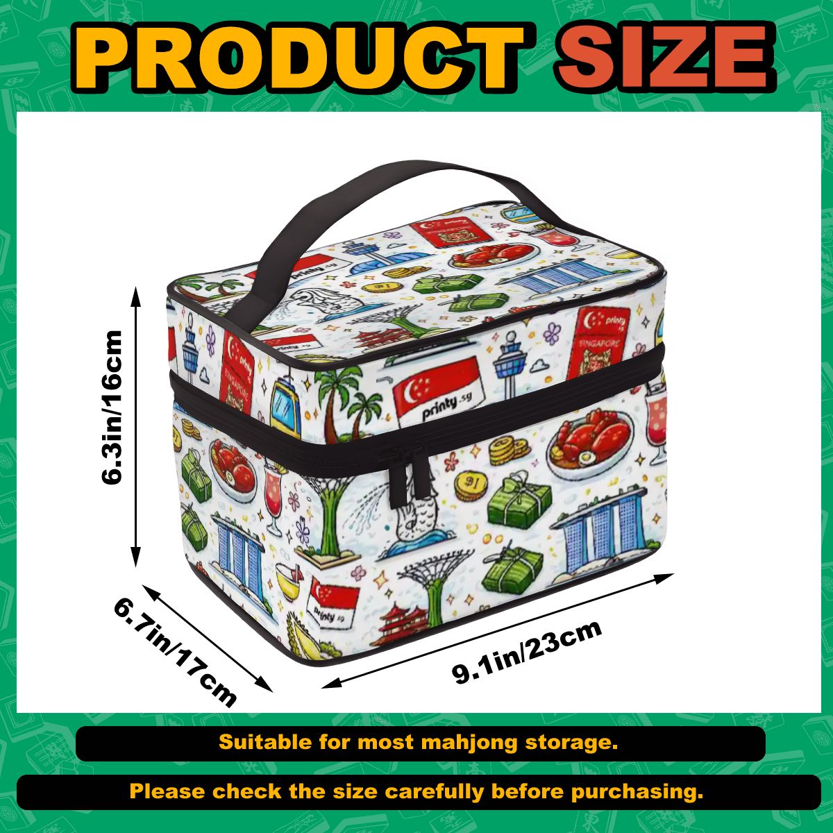 Custom Portable Mahjong Bag