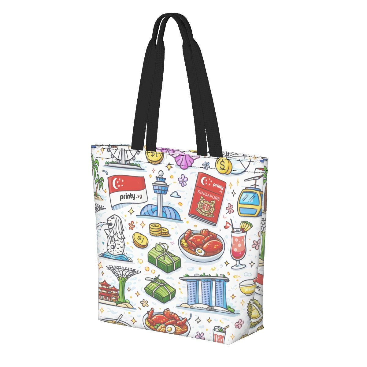 Custom Paper Reusable Shopping Bags Tote Bag