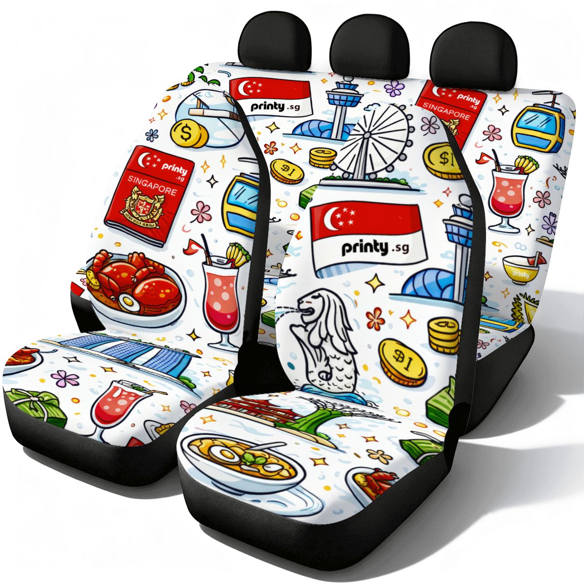 Custom Car Seat Covers Full Set