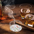 Custom Round Glass Ashtray