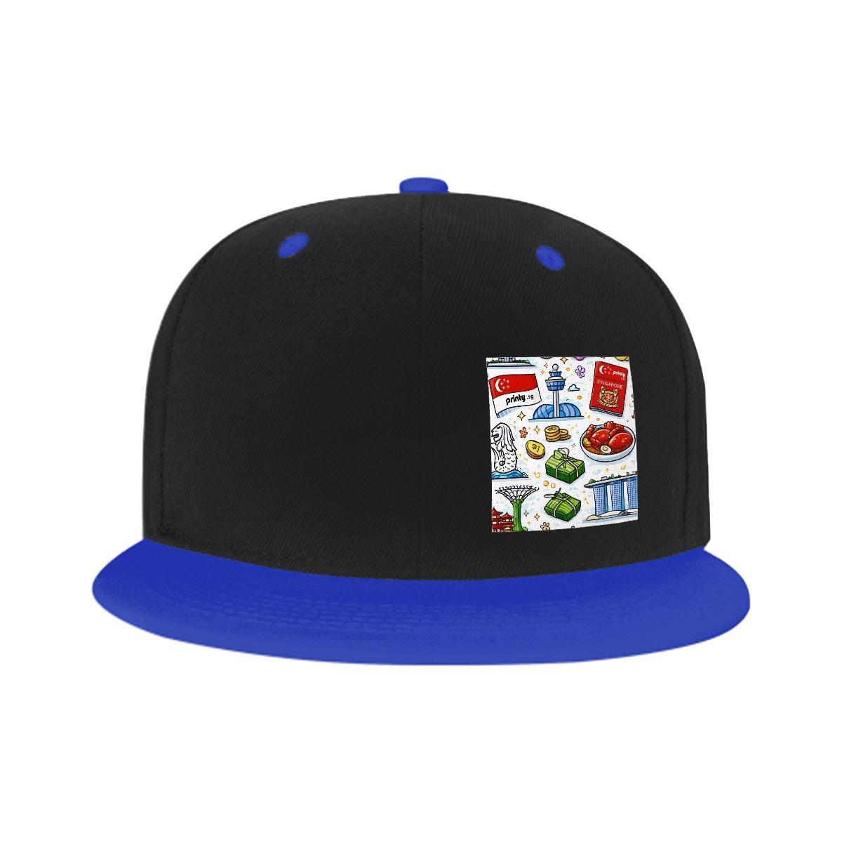 Custom Flat Bill Hats Hip Hop Style (Side Pattern)