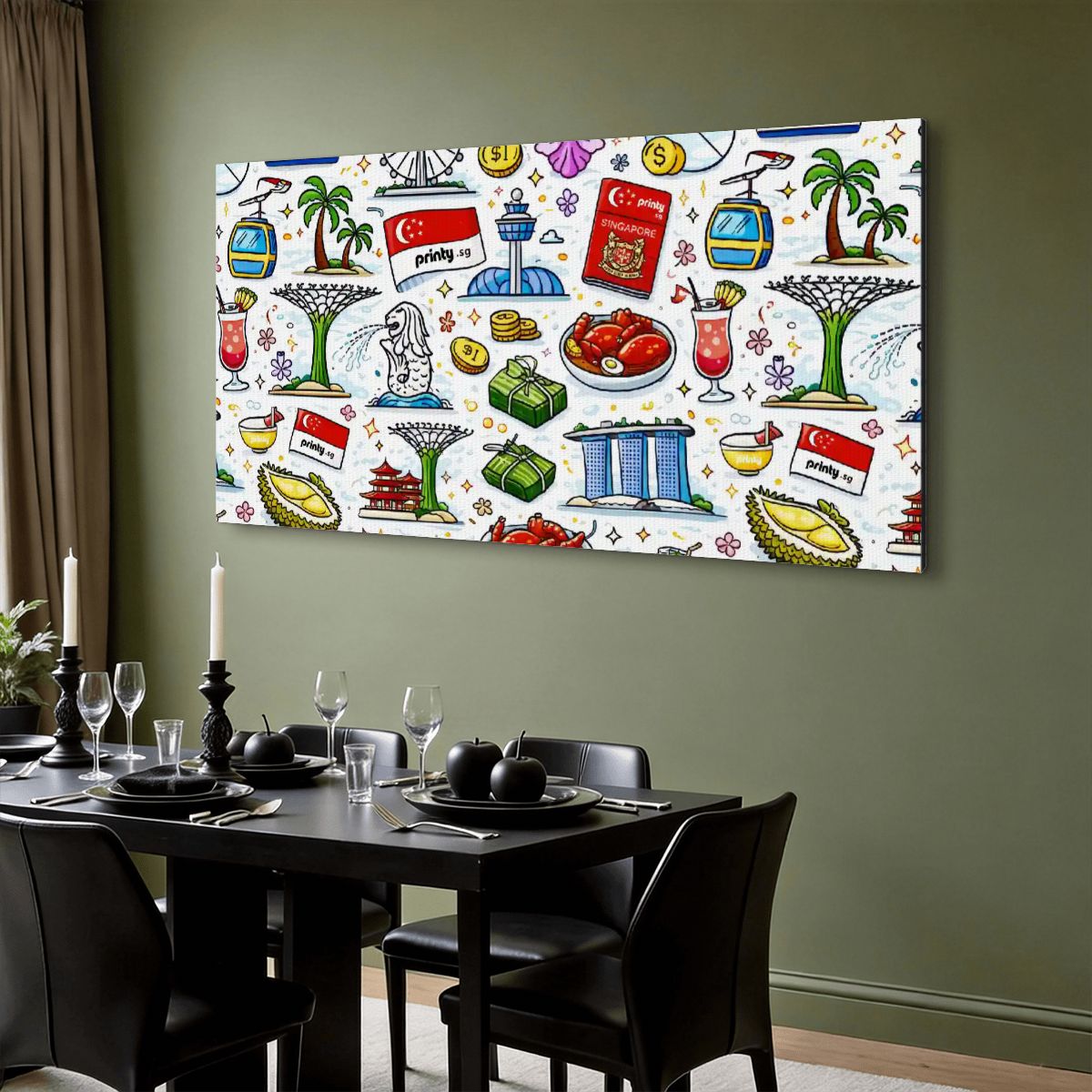 Custom Canvas Prints Wall Art (2:1)