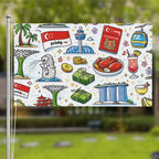 Custom Three-Layer Outdoor Decor Flags Double Sided (3:5)