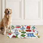 Custom PU Leather Pet Food Feeding Mat
