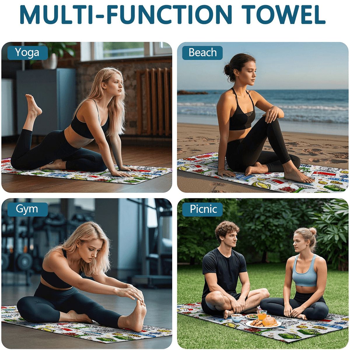 Custom Yoga Mat Cover