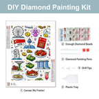 Custom DIY Diamond Painting no Frame (5:7)