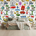 Custom Unpasted Mural Wallpaper 144"x100"
