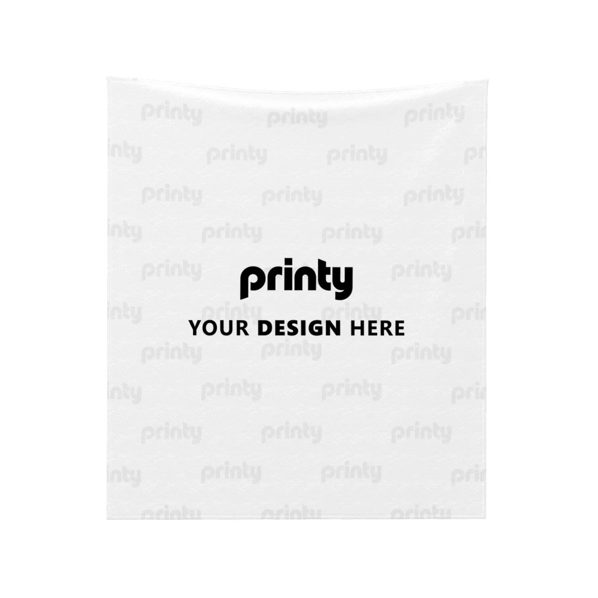 Custom 280 GSM Flannel Throw Blanket 80"x70" (Vertical)