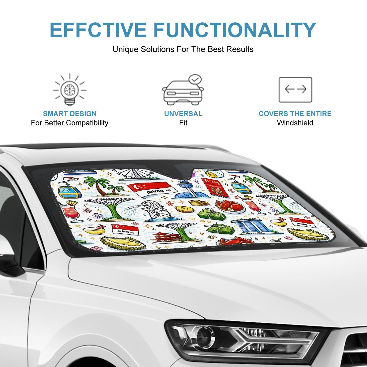 Custom Car Windshield Sun Shade
