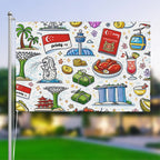 Custom Three-Layer Double Sided Flags 72"x48" Outdoor Decor